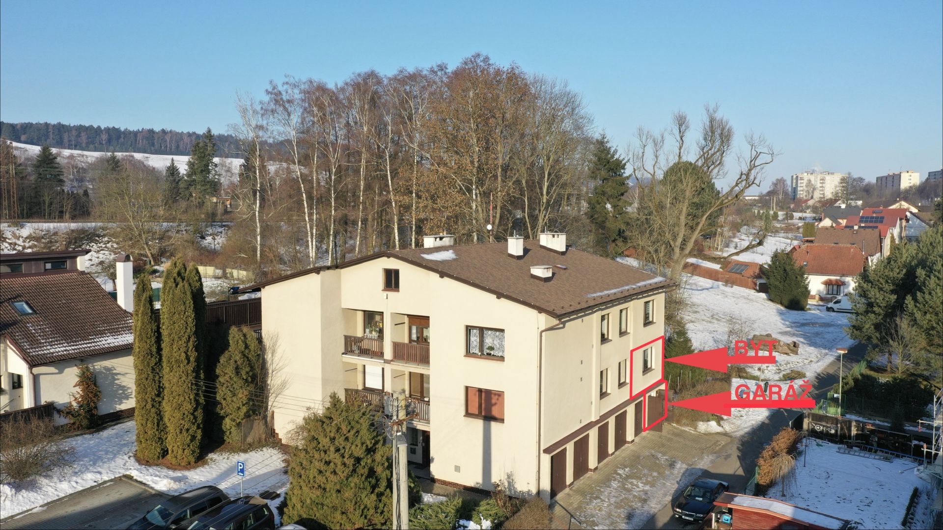 DB 3+1, 95m2, Balkon, Garáž, Česká Třebová – Dukelská 608