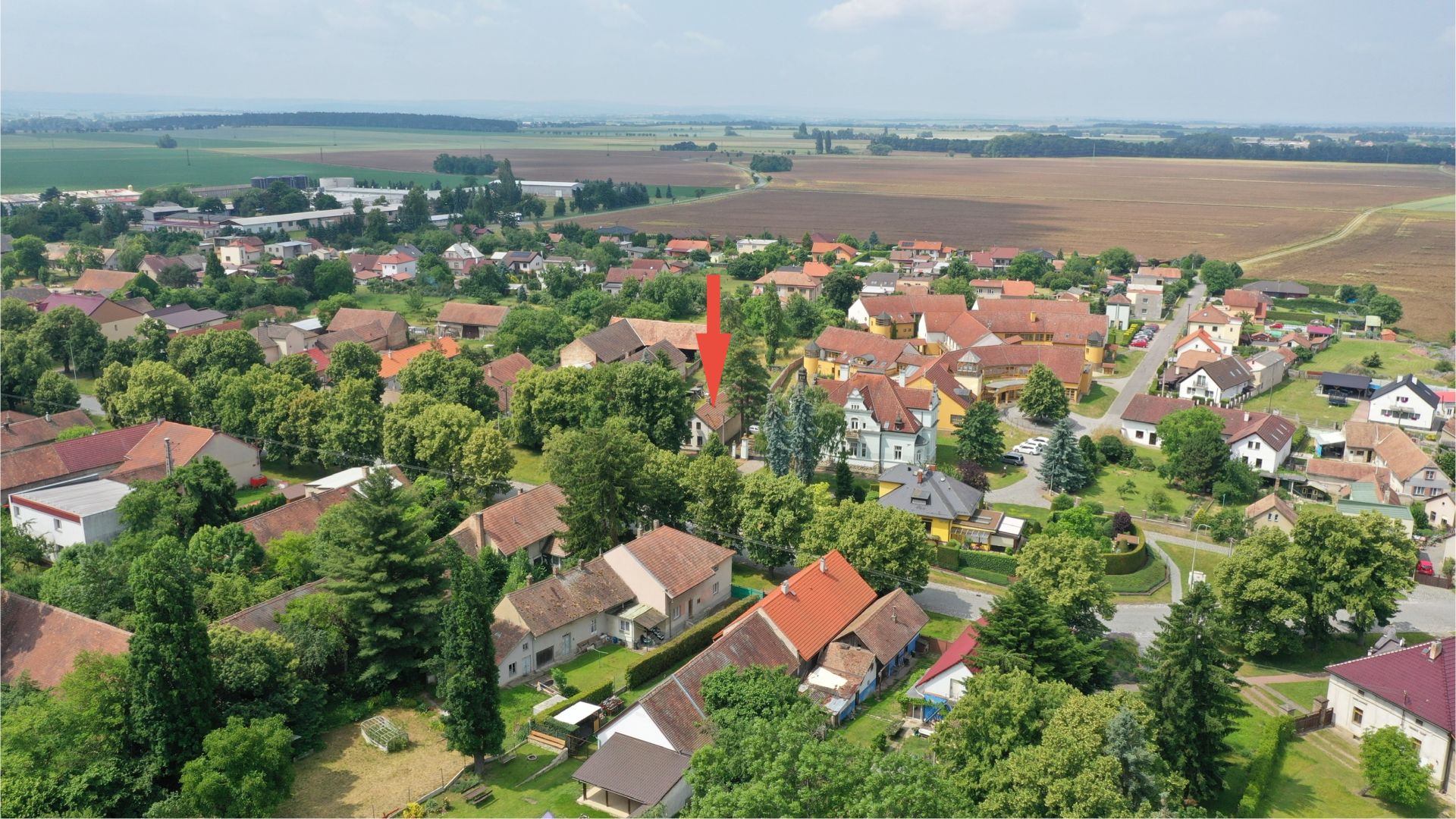 RD 3+1, stodola, 270m2, zahrada 1644m2, Moravany náměstí Hrdinů 12