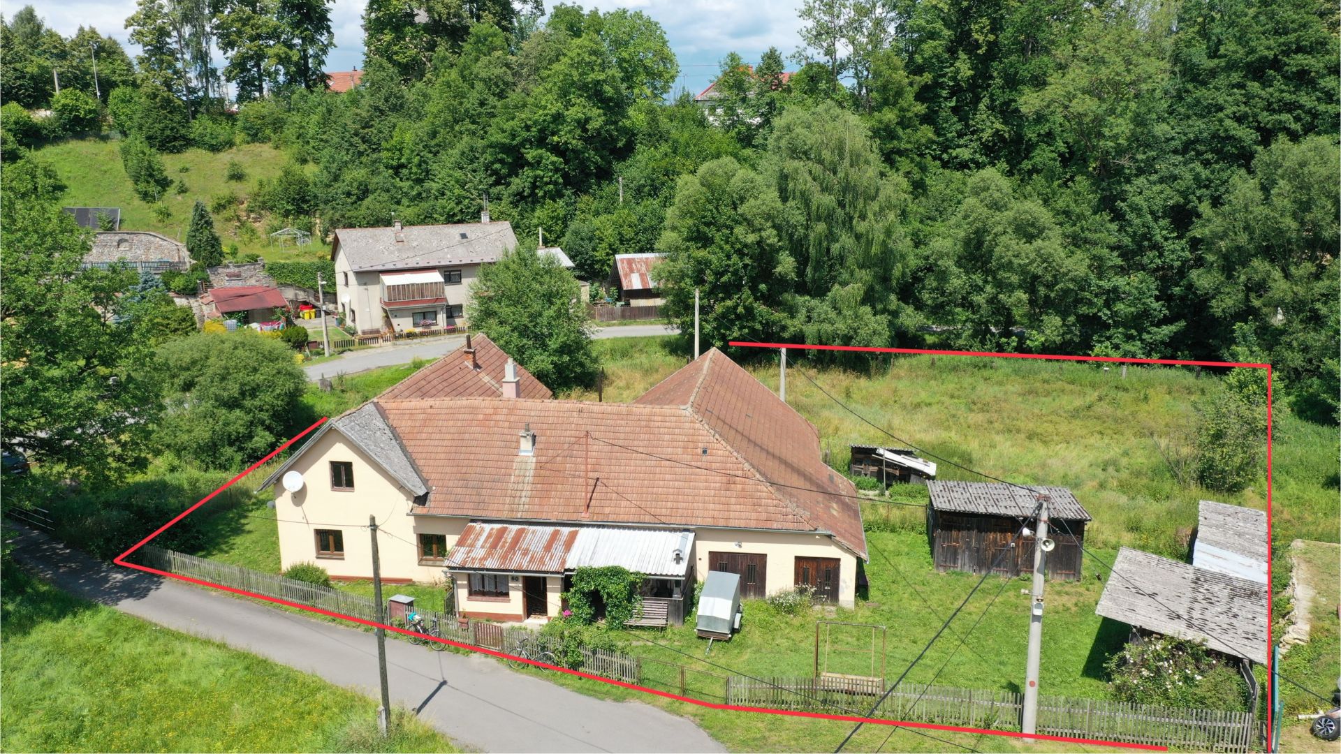RD 4+1,401m2, zahrada 1442m2, Opatov 50, okr. Svitavy