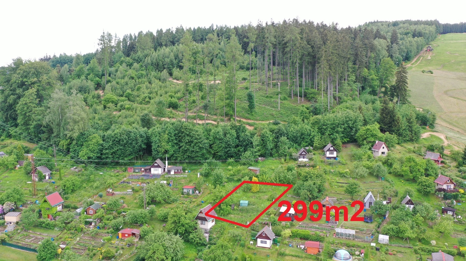 Trvalý travní porost 299m2, Česká Třebová – Parník, Habeš u Pekláku