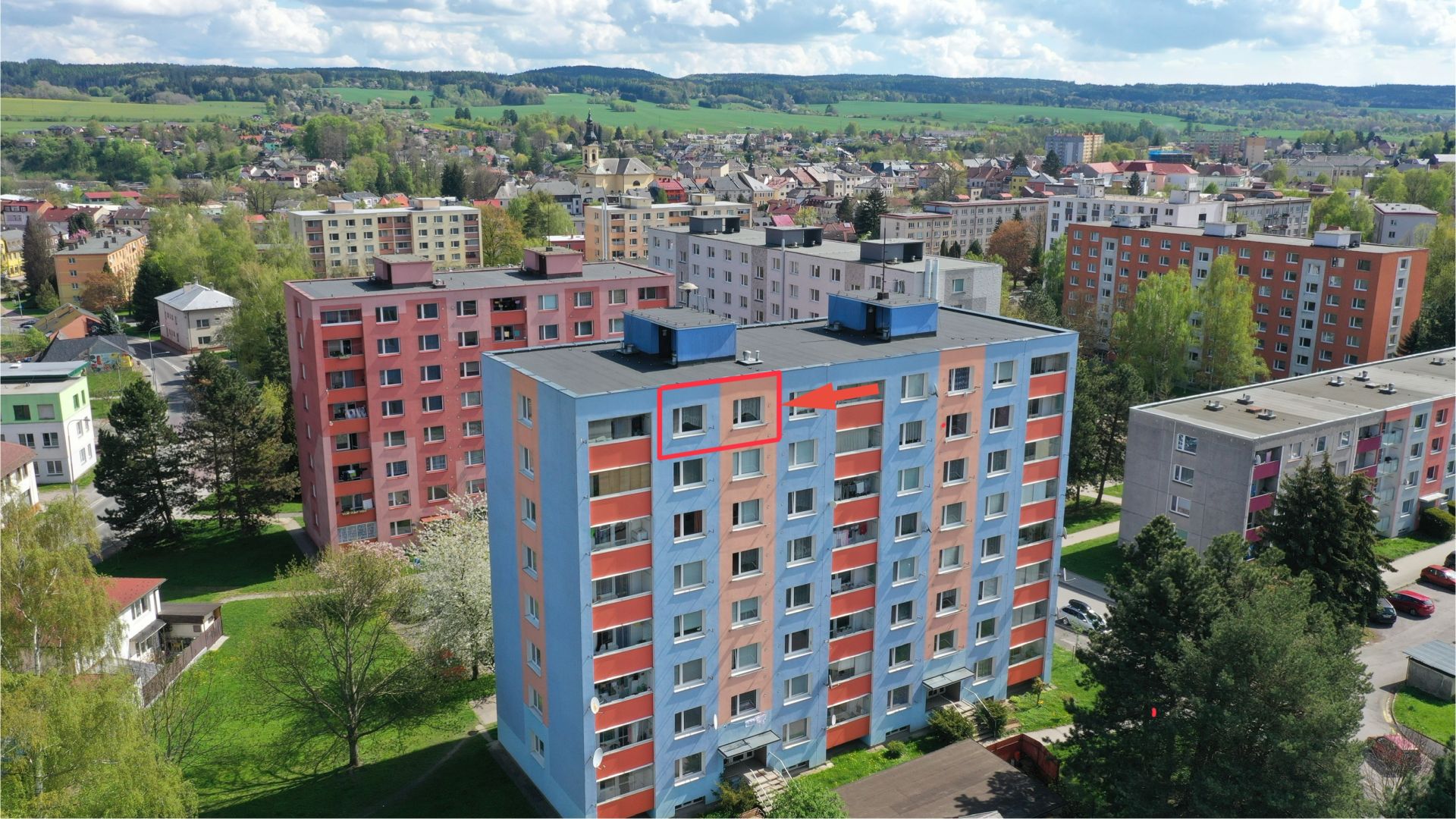 Pronájem 1+1, 37m2, Česká Třebová – Trávník 1987